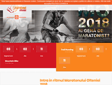 Tablet Screenshot of maratonulolteniei.ro
